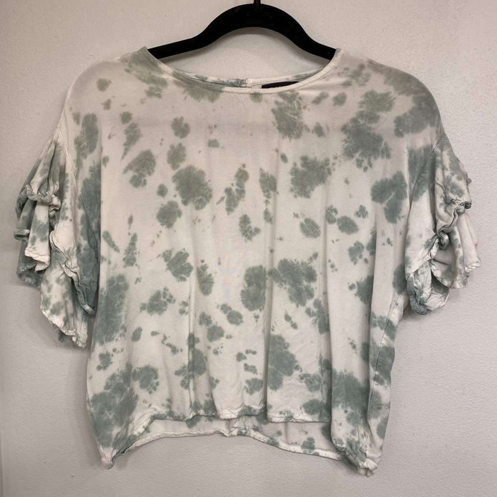 Tie dye short sleeve shirt
